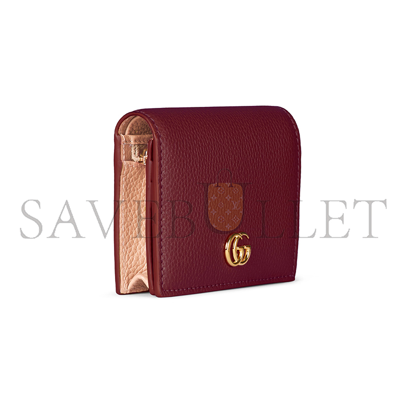GUCCI BI-COLOR GG MARMONT SMALL WALLET 456126 (11*8.5*3cm) GUCCI BI-COLOR GG MARMONT SMALL WALLET 456126 (11*8.5*3cm)